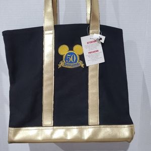 Disneyland 50th Anniversary Tote NWT Rare find unused! L👀K 2005 Bag